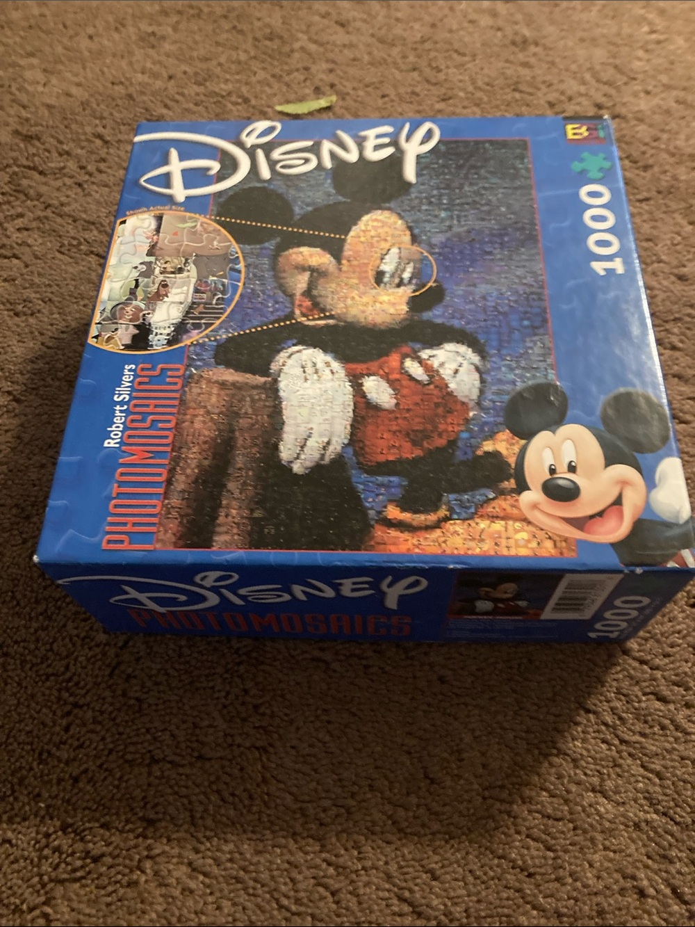 Disney Mickey Mouse Photomosaics Puzzle - Blue, Red, Black